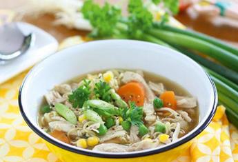 The slow cooker chicken noodle soup you’ll want in your face!