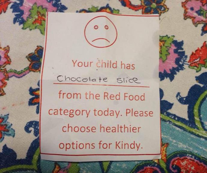 Mother shamed for packing chocolate slice in kid’s lunchbox