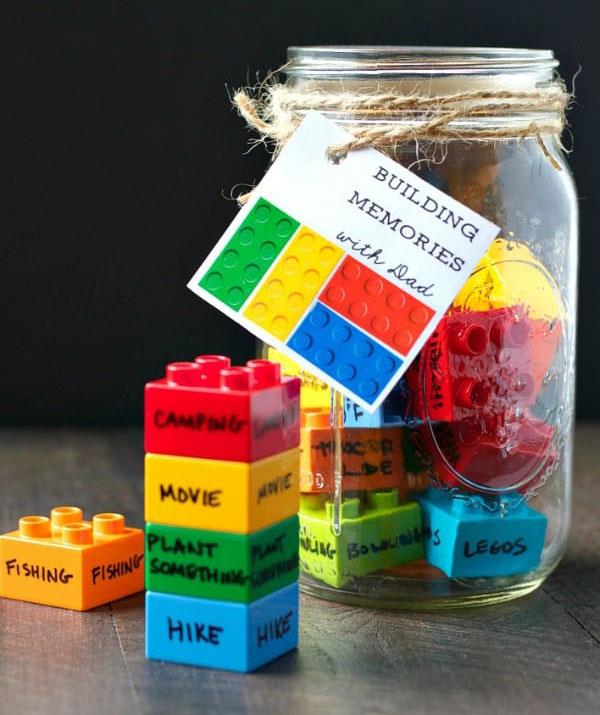 Building Memories Lego Jar