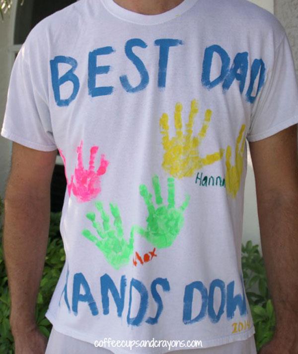 Best Dad Hands Down t-shirt