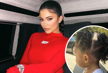 Kylie Jenner is shamed for letting her daughter wear giant hoop earrings