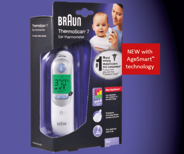 The Braun ThermoScan 7 Ear Thermometer