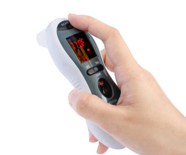 The Dual Scan Ultra 2-in-1 Sleep Easy Pulse and Temperature Thermometer 