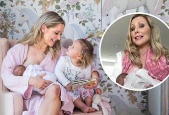 Former Hi-5 star, Charli Robinson feeds her newborn on live TV and says we need to normalise breastfeeding
