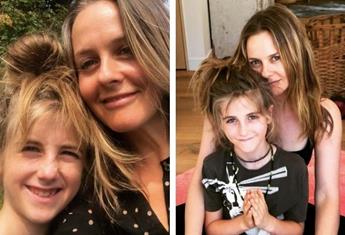 Alicia Silverstone says she ‘cried inside’ when her son, Bear chopped off his long locks