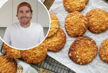 Anzac biscuits: Hayden Quinn’s favourite recipe and if he likes Anzac biccies to be chewy or crunchy
