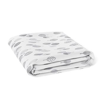Silver Mist Bamboo Jersey Bassinet Fitted Sheet