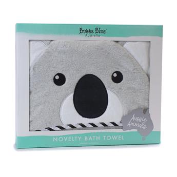 Bubba Blue Aussie Animals ‘Koala’ Novelty Hooded Bath Towel