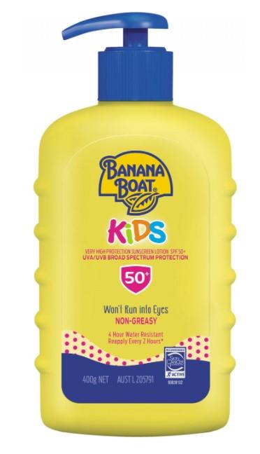 Banana Boat Kids Pump 50+