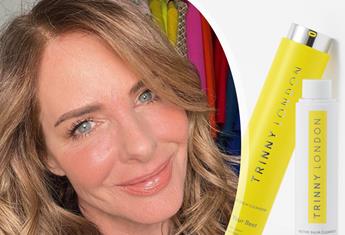 58yo Trinny Woodall is sharing her skin secrets, and it’s all down to a double cleanse
