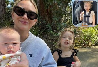 Hilary Duff slammed for driving with 3yo unsecured in the back seat