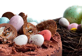Dairy-free this Easter? You’ll love this Vegan Easter Egg Nest Mud Cake!