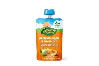 Rafferty’s Garden Pumpkin, Apple & Sweetcorn 4+ Months Pouch