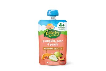 Rafferty’s Garden Pumpkin, Pear & Peach 4+ Months Pouch