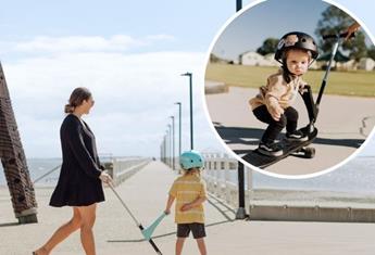 Aussie dad creates a genius ‘learner skateboard’ that’s easy for skater kids to use