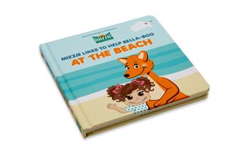 Mizzie The Kangaroo ‘At The Beach’ Interactive Touch and Feel Mizzie Baby Board Book