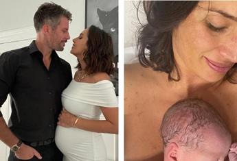 Snezana and Sam Wood go home from hospital without their baby